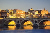 Toulouse bei Sonnenuntergang