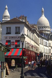 Kleine Läden auf dem Montmartre